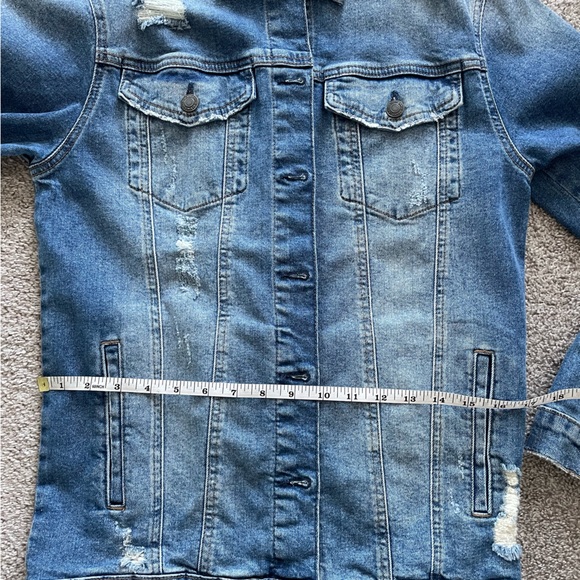 Mavi Distressed Oversized Denim Jacket - Picture 2 of 6